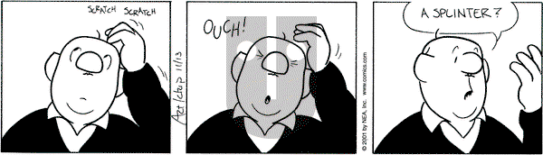 The Born Loser on Tuesday November 13, 2001 Comic Strip