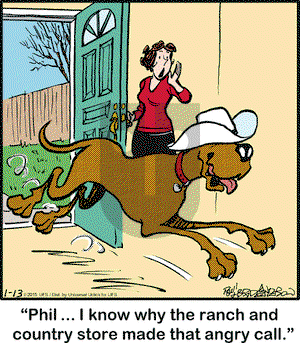 Marmaduke on Tuesday January 13, 2015 Comic Strip
