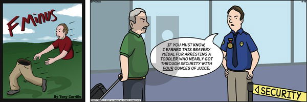 F Minus on Sunday April 16, 2017 Comic Strip