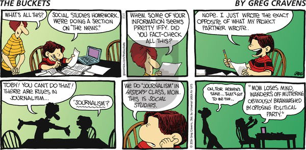 The Buckets on Sunday November 30, 2014 Comic Strip