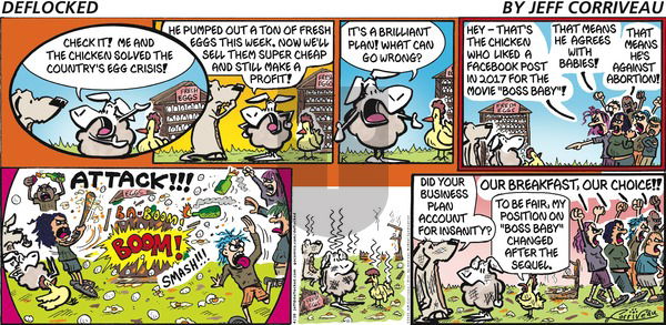 DeFlocked on Sunday April 20, 2025 Comic Strip