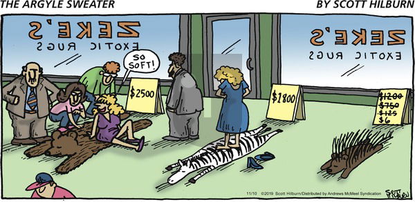 The Argyle Sweater on Sunday November 10, 2019 Comic Strip
