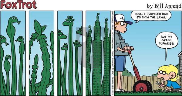 FoxTrot on Sunday June 19, 2016 Comic Strip