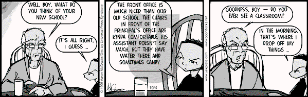 The Boondocks - Monday October 4, 1999 Comic Strip