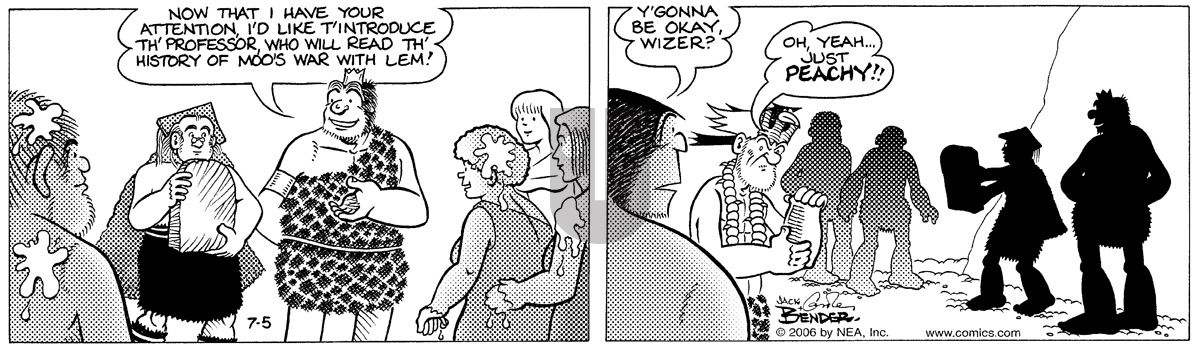 Alley Oop - Wednesday July 5, 2006 Comic Strip
