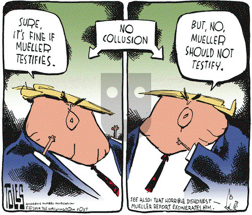 Tom Toles on Tuesday May 7, 2019 Comic Strip