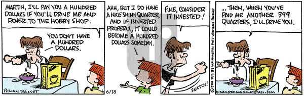 Red and Rover on Monday June 18, 2001 Comic Strip