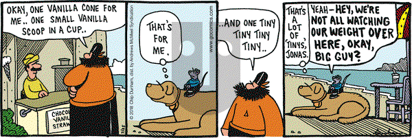 Overboard on Wednesday July 25, 2018 Comic Strip