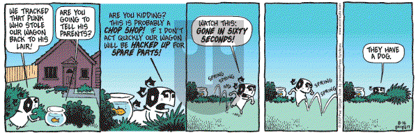Pooch Cafe on Thursday August 16, 2007 Comic Strip