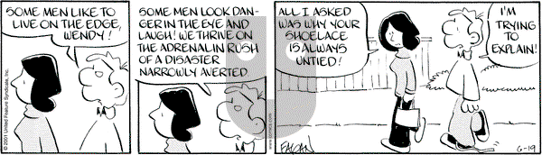 Drabble on Tuesday June 19, 2001 Comic Strip