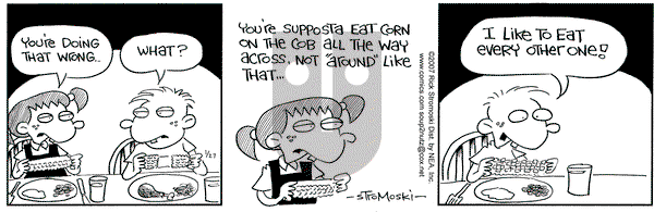 Soup to Nutz - Old on Saturday January 27, 2007 Comic Strip