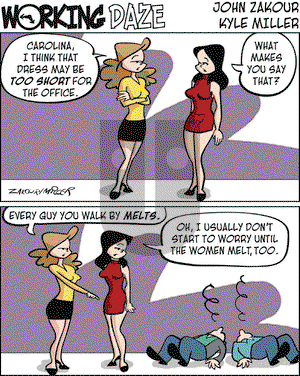 Working Daze on Monday June 18, 2007 Comic Strip