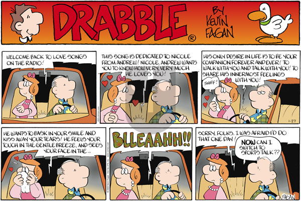 Drabble on Sunday January 27, 2008 Comic Strip