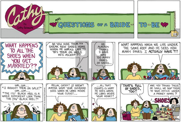 Cathy Classics on Sunday October 17, 2004 Comic Strip