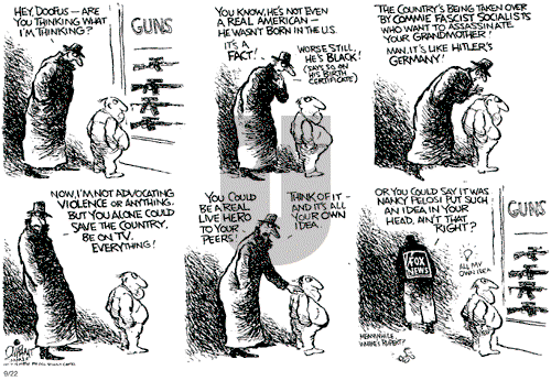 Pat Oliphant on Tuesday September 22, 2009 Comic Strip