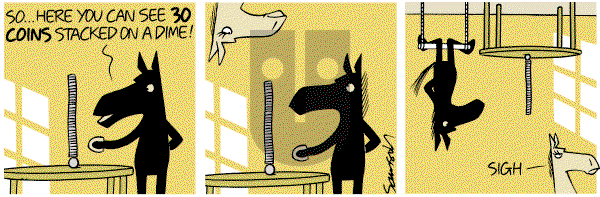 Dark Side of the Horse on Wednesday February 15, 2012 Comic Strip