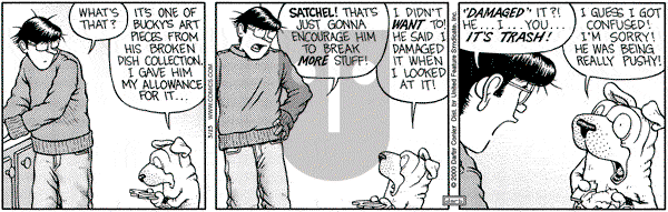 Get Fuzzy on Thursday March 23, 2000 Comic Strip