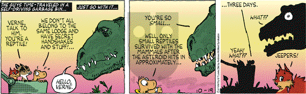 Over the Hedge on Saturday October 19, 2019 Comic Strip