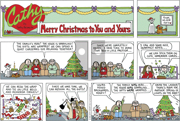 Cathy Classics - Sunday December 24, 2006 Comic Strip