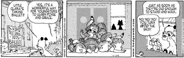 Over the Hedge on Tuesday July 29, 2003 Comic Strip