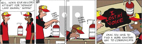 Lucky Cow on Monday February 23, 2004 Comic Strip