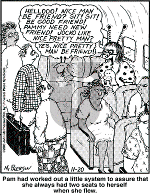 Close to Home - Thursday November 20, 2003 Comic Strip