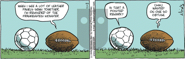 Cleats - Wednesday November 3, 2004 Comic Strip