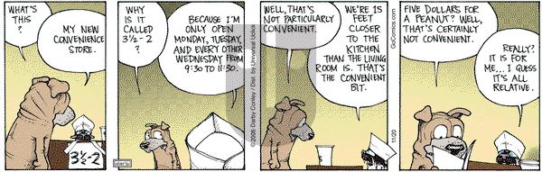 Get Fuzzy - Thursday November 20, 2014 Comic Strip