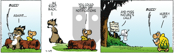 Over the Hedge on Saturday April 29, 2017 Comic Strip