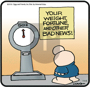 Ziggy on Friday November 5, 2010 Comic Strip