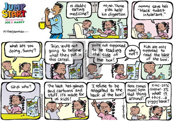 JumpStart on Sunday August 12, 2001 Comic Strip