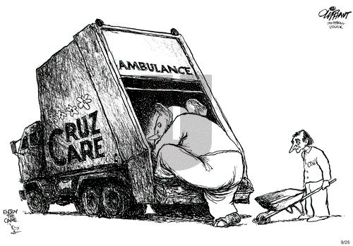Pat Oliphant on Wednesday September 25, 2013 Comic Strip