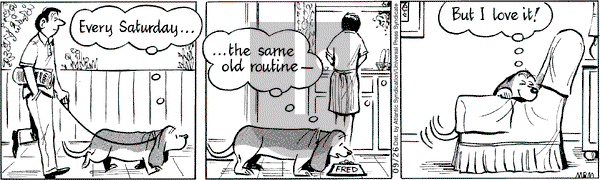 Fred Basset on Saturday September 26, 2009 Comic Strip