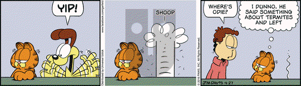 Garfield on Wednesday April 27, 2016 Comic Strip