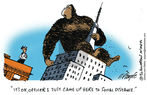 Henry Payne on Wednesday March 25, 2020 Comic Strip