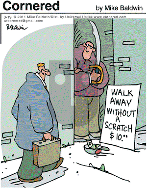 Cornered on Saturday March 19, 2011 Comic Strip