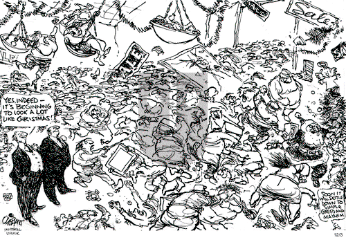 Pat Oliphant on Tuesday December 3, 2013 Comic Strip