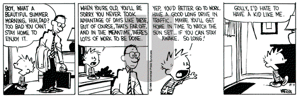 Calvin and Hobbes on Thursday August 4, 1988 Comic Strip