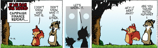 Over the Hedge on Thursday April 14, 2016 Comic Strip