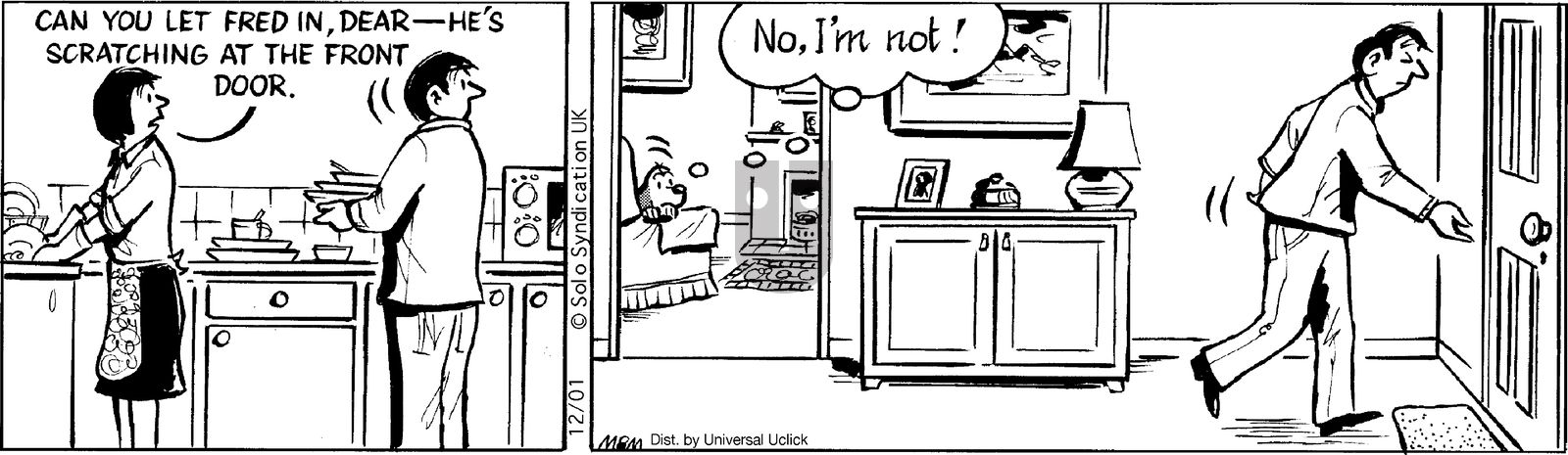 Fred Basset on Monday December 1, 2014 Comic Strip