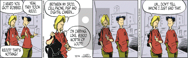 Baldo on Wednesday December 14, 2005 Comic Strip