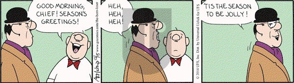 The Born Loser on Monday December 15, 2014 Comic Strip