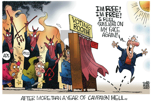 Jerry Holbert on Tuesday November 6, 2012 Comic Strip