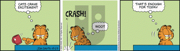 Garfield - Monday October 23, 2023 Comic Strip
