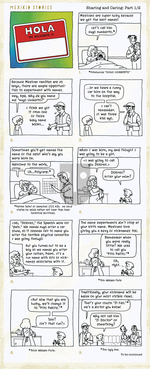 Mexikid Stories on Friday January 19, 2024 Comic Strip