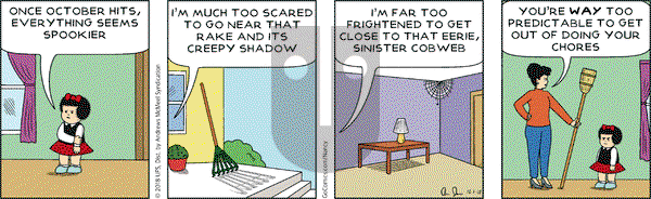 Nancy on Monday October 1, 2018 Comic Strip