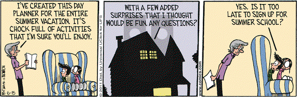 Grand Avenue on Wednesday June 15, 2011 Comic Strip
