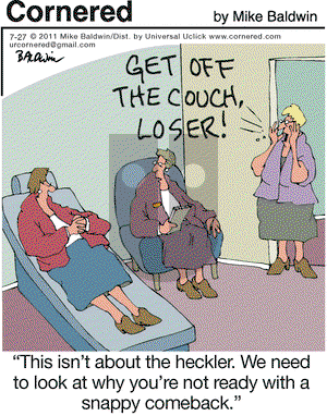 Cornered on Wednesday July 27, 2011 Comic Strip