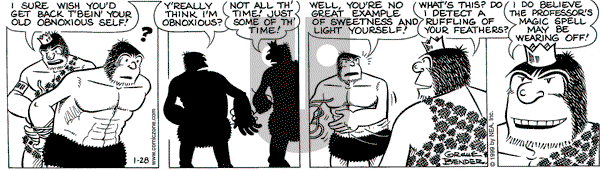 Alley Oop on Thursday January 28, 1999 Comic Strip