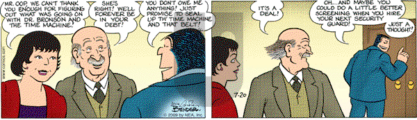 Alley Oop on Monday July 20, 2009 Comic Strip